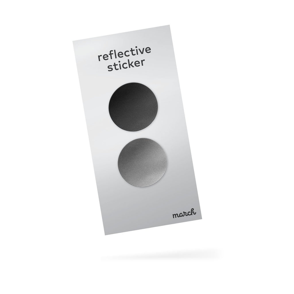 Reflekterande Stickers | Svart & Silver