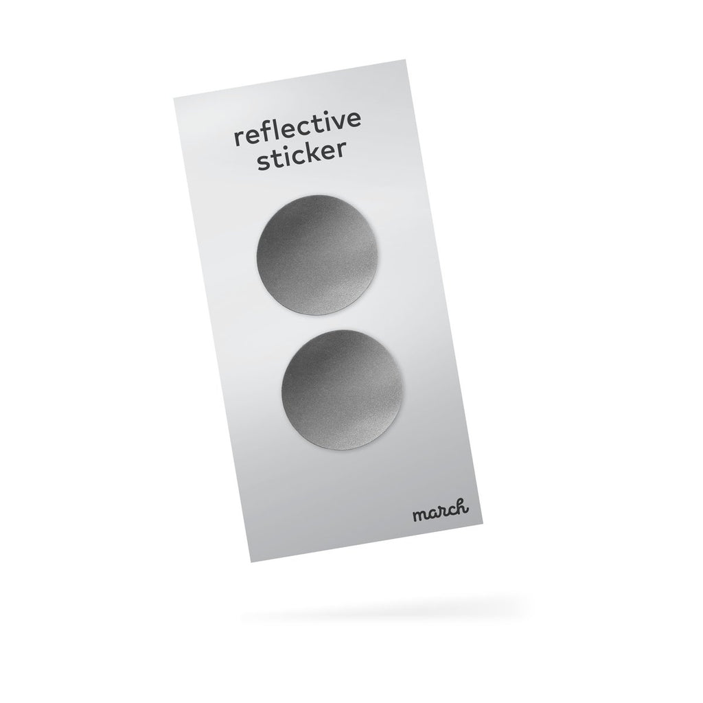 Reflekterande Stickers | Silver x2