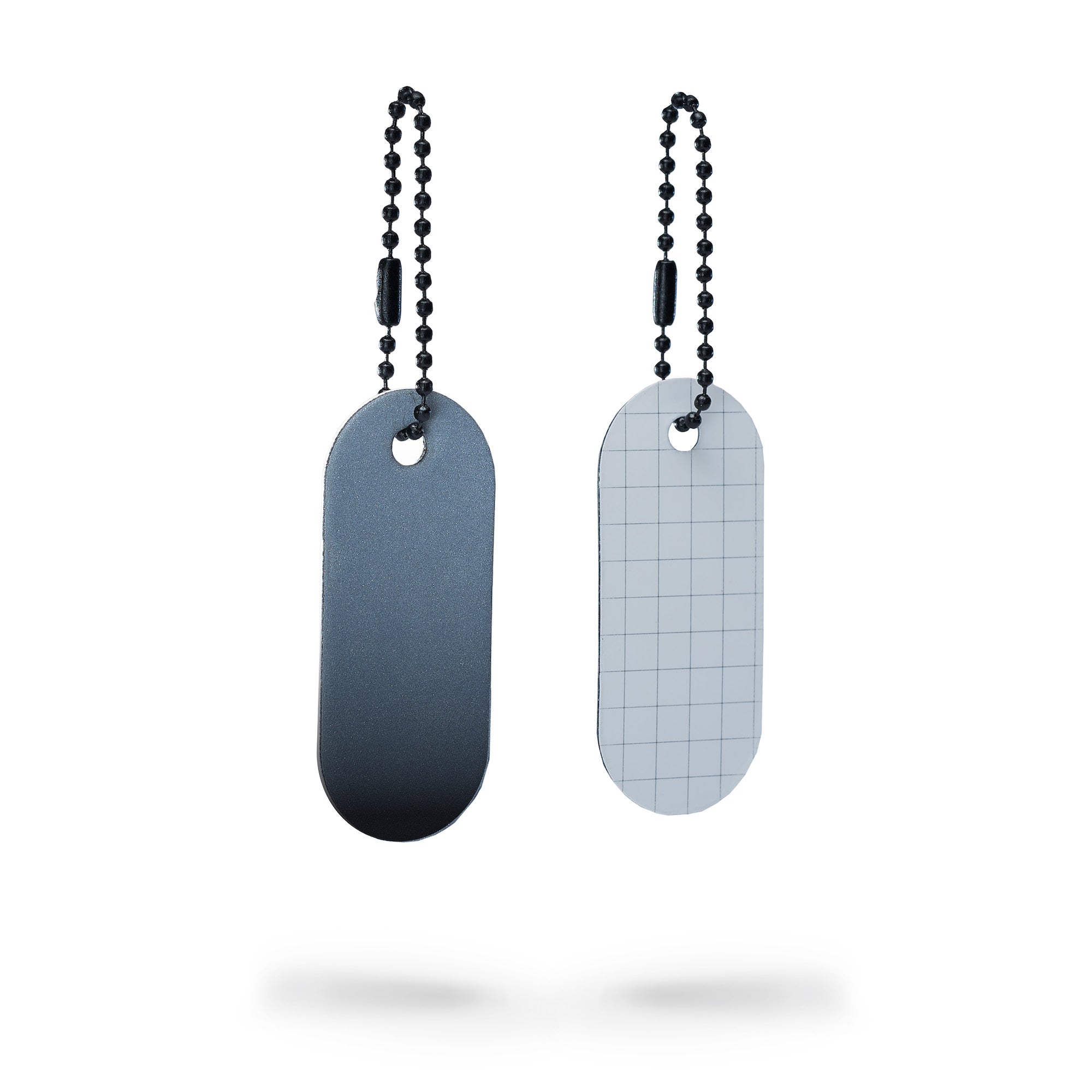 Reflekterande Tag x2 | Fade Black