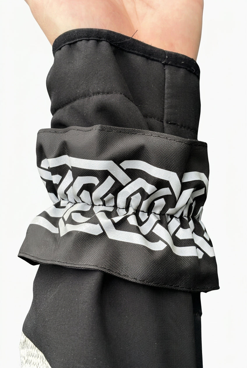 Reflekterande armband | Svart | Rynkad