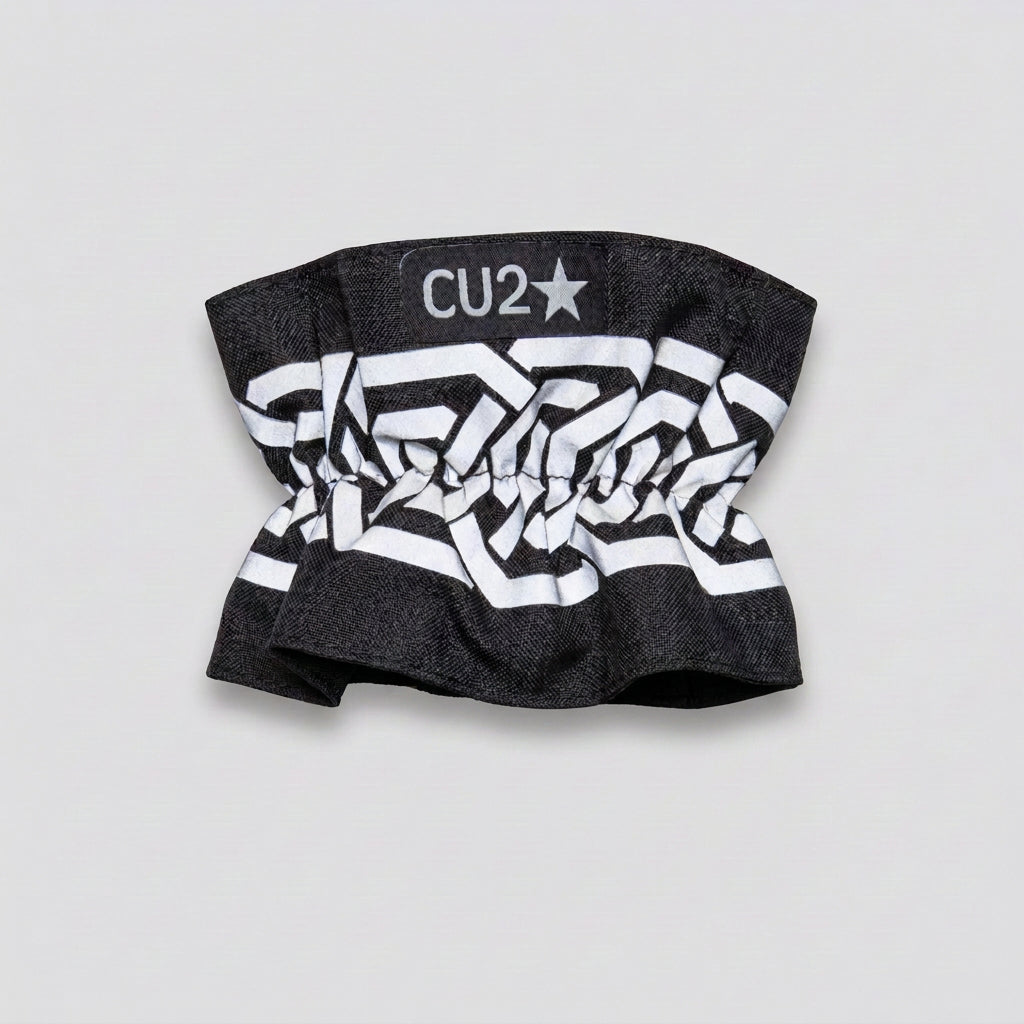 Reflekterande armband | Svart | Rynkad