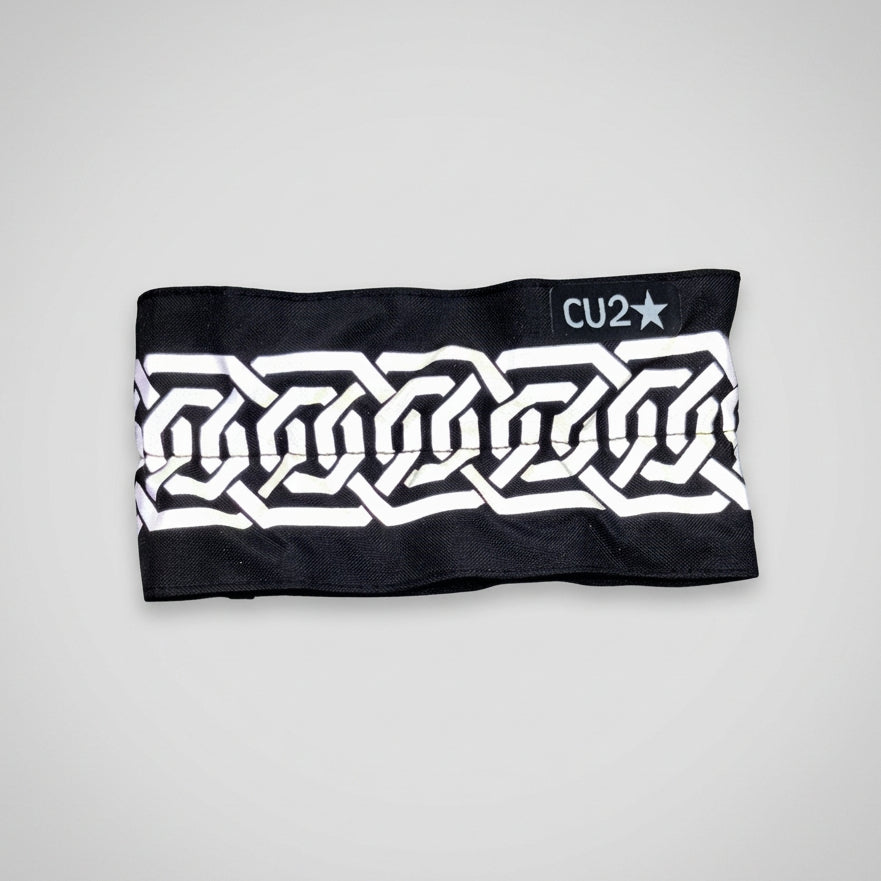 Reflekterande armband | Svart | Rynkad