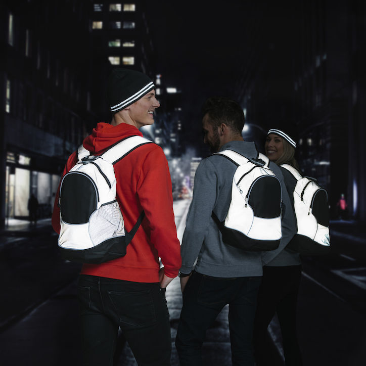 Reflekterande Ryggsäck | Svart/Grå