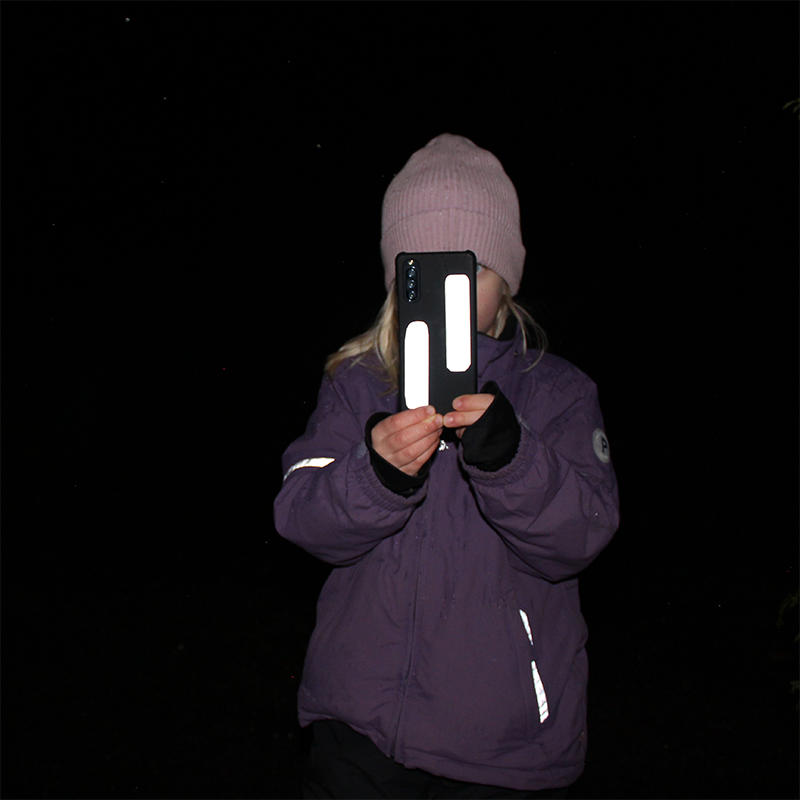 Reflekterande Tejp | Silver/Grå | 2cm x 200cm